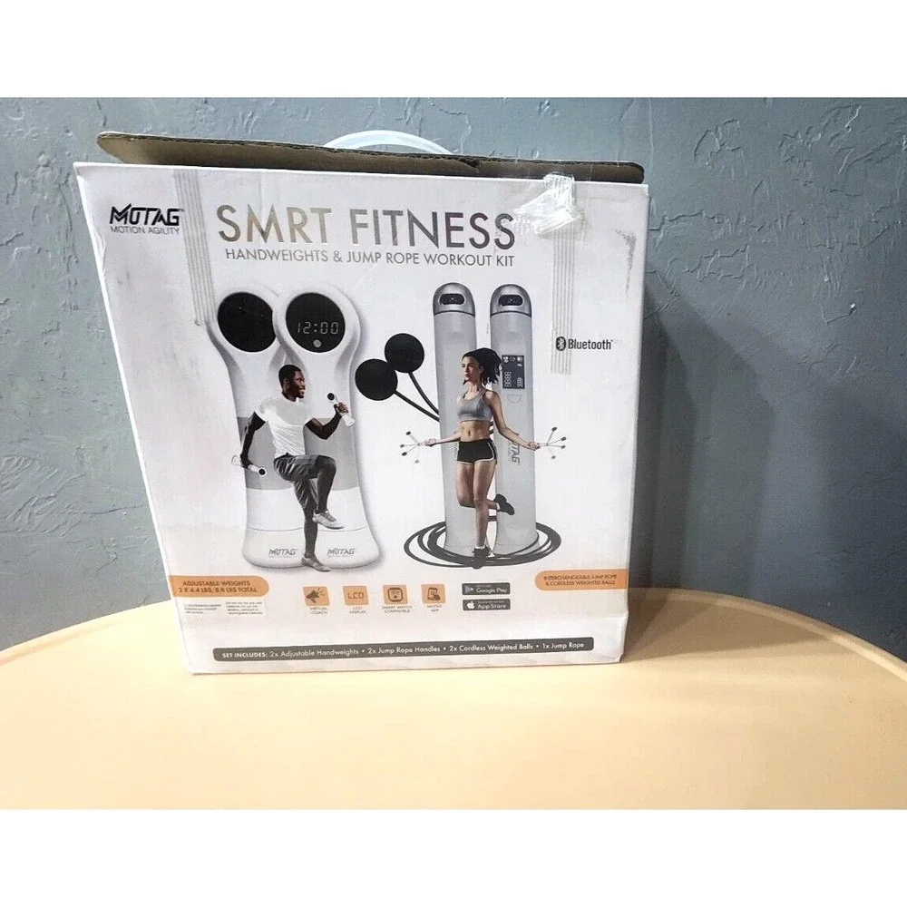 Motag Smrt Fitness Handweights and‎ Jump Rope Workout Kit